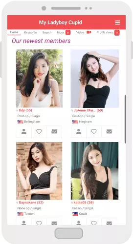 Ladyboy Dating und Beziehungen auf dem Smartphone